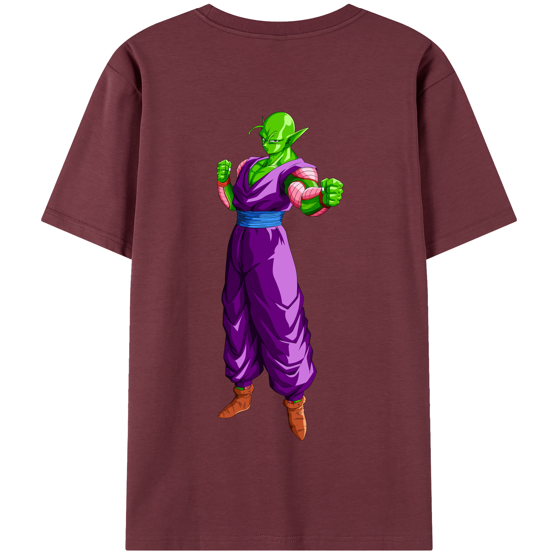 （画像用） ドラゴンボール ピッコロ DRAGON BALL Piccolo 綿100％半袖Tシャツ（背面プリント）